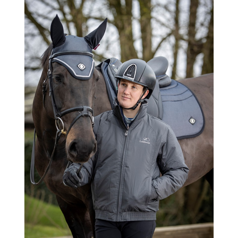 LeMieux Ultra Mesh Dressage Square - Black-1